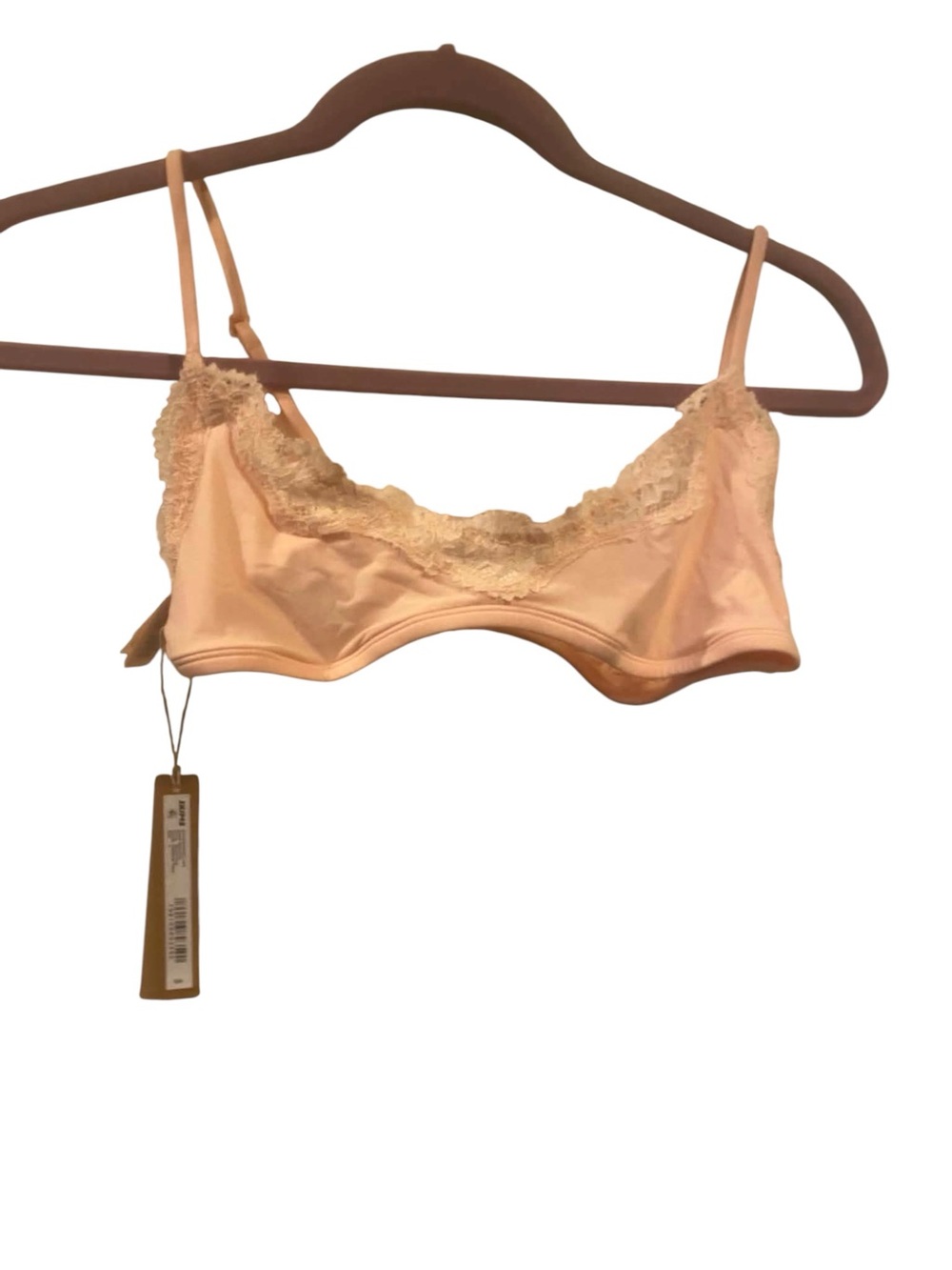 NWT Skims Fits Everybody Lave Bralette Primrose Tonal Size Small